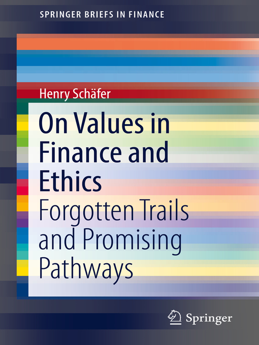 Title details for On Values in Finance and Ethics by Henry Schäfer - Available